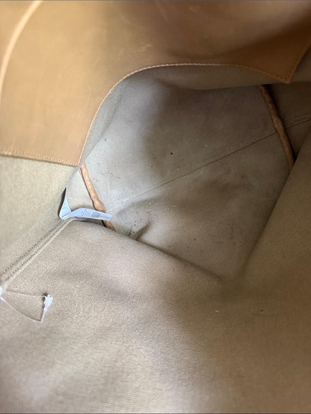 Madewell Suede Tan Shoulder Hobo Bag - Picture 5 of 6